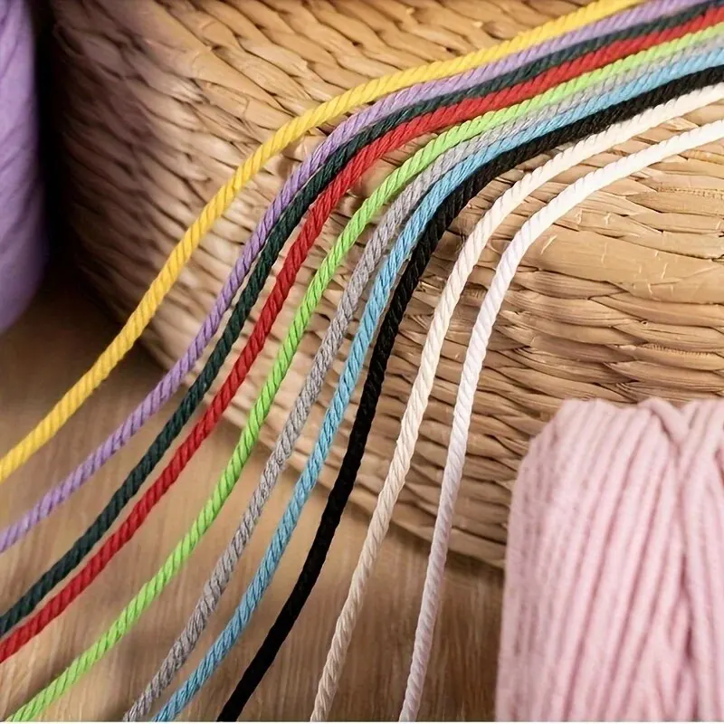 2.0cm100m Lace Cord Cotton Cord String Craft DIY Sewing Hand Woven Decorative Wall Hanging Bohemian Party Home Decor image 3