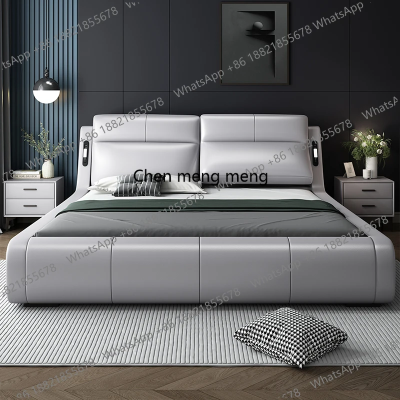 

F150Space Saving Double Bed Cheap Comfortable Japanese Tatami Design Luxury Salon Bed Nordic Camas De Casal Lounge Suite Furnitu