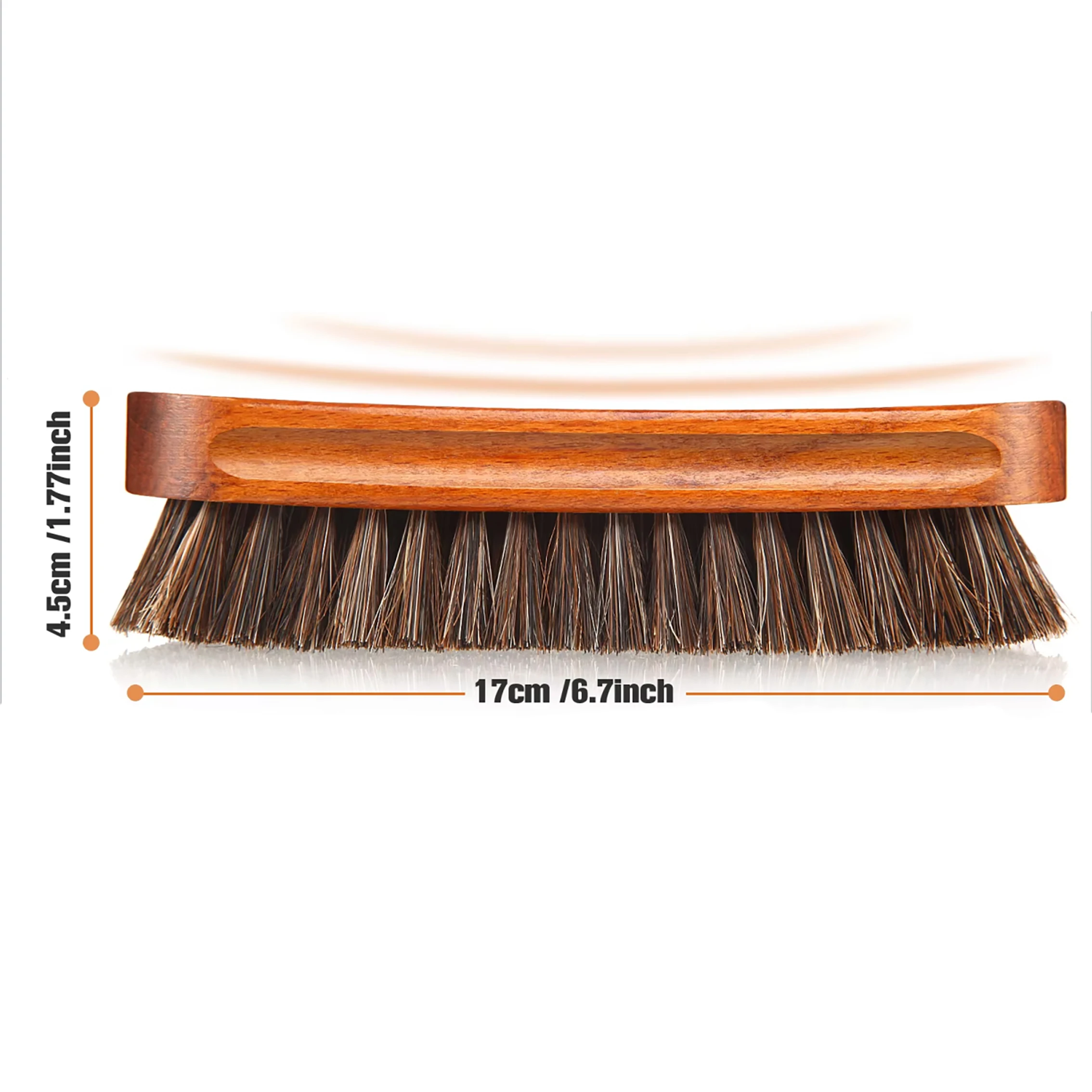 Soft horsehair leather cleaning brush Car interior details Cleaning tool for car cleaning and washing