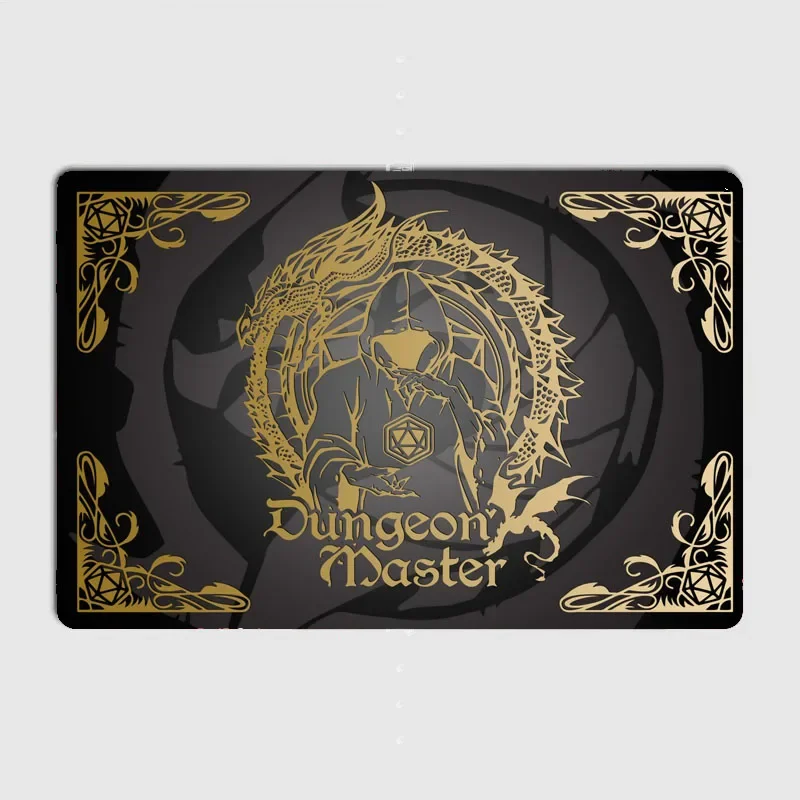 Dungeon Master screen  wall decor  posters  room decoration  metal wall decor  home decor  decorative art landscape painting