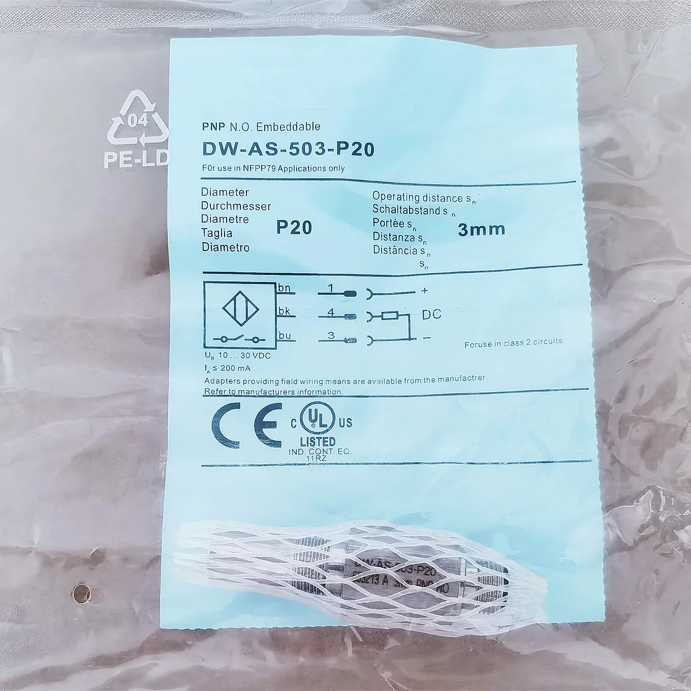 Original Neuer 100% Hochdrucksensor-Schalter DW-AS-501-P20 DW-AS-503-P20 – Detail 2