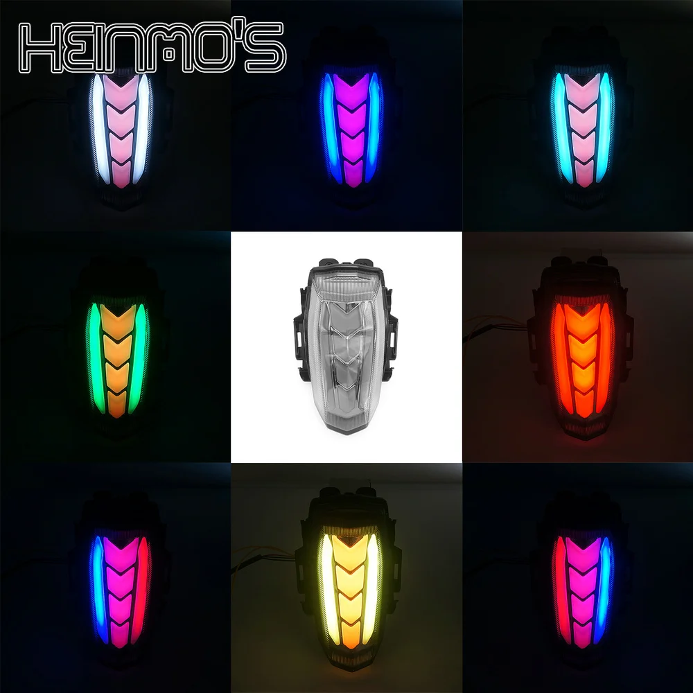 Motorcycle Taillight Rear Brake Turn Signal Integrated Tail Lights For YAMAHA YZF R15 V3 V4 YZF-R15M V4.0 2017-2022 2024