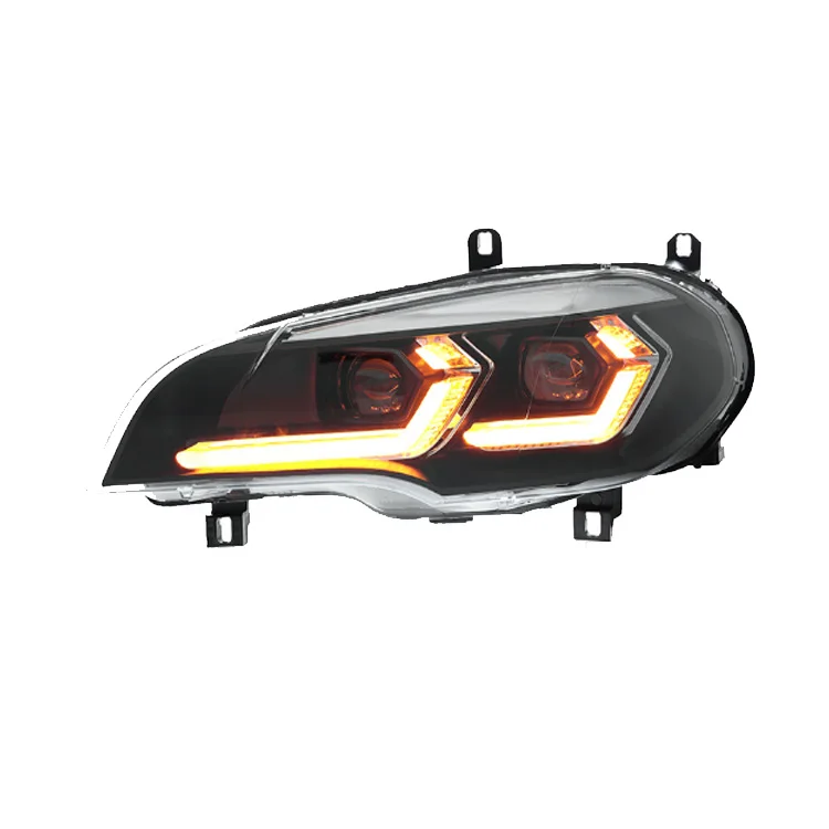 High Quality 12V New Plug-and-Play Full LED Headlights with IP67 Waterproof for X5 E70 2007-2013