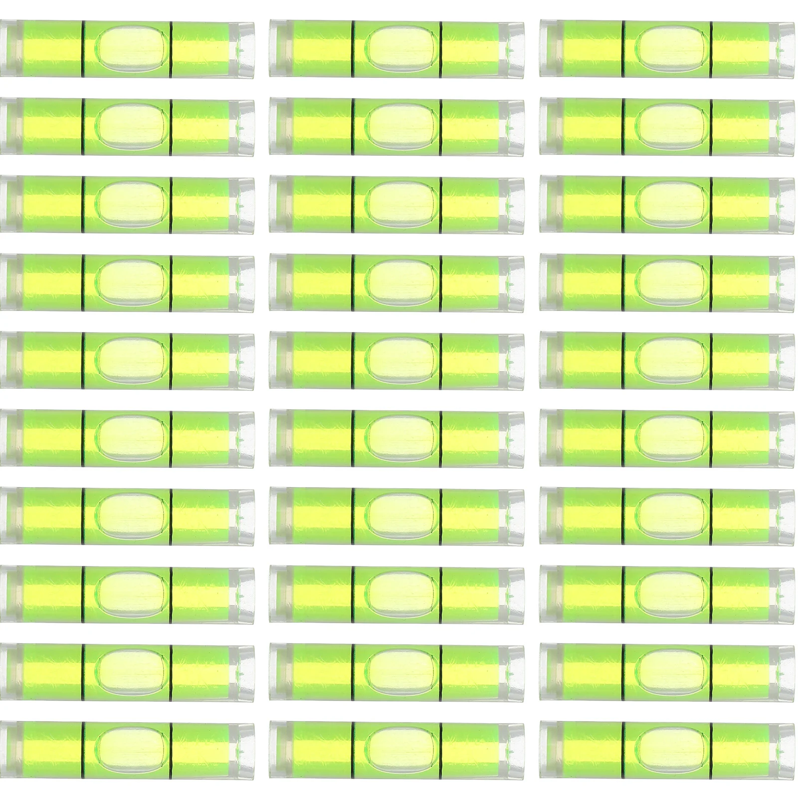 Bubble Spirit Level 50 Stks Bubbels Horizontale Linialen Mini Cilindrische Niveau Rv Standaard Niveaus Camping Trailer Foto