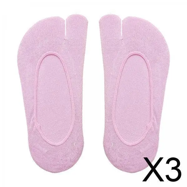 

Invisible Toe Separation Socks Cotton Breathable Low Cut Women Socks Set for Casual Sneaker Loafer Boat Shoes