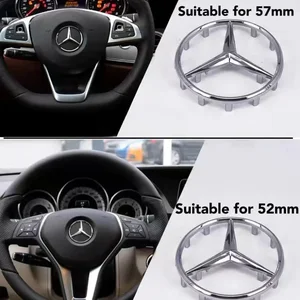 Auto Lenkrad Soon Badge, Emblem Styling Accessoires für Mercedes Benz Serie C, E, S, CLA, CLS, W212, W205, W204, 52 mm, 57 mm, ABS 12 Hauptverkäufe Volante Walking W205 - №4