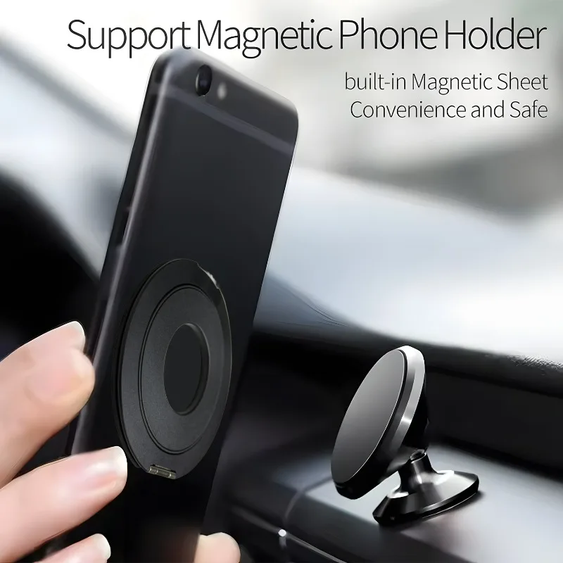 Universal Tablet Magnetic Holder 360° Rotation Metal Phone Bracket for Car Holder for Samsung IPad Pro Magnet Desk Stand Bracket