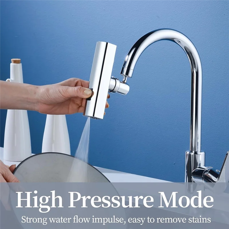 ABKR-Kitchen Faucets Withpull Down Sprayer Kitchen Sink Faucet 3 Mode Splash-Proof Nozzle Sink