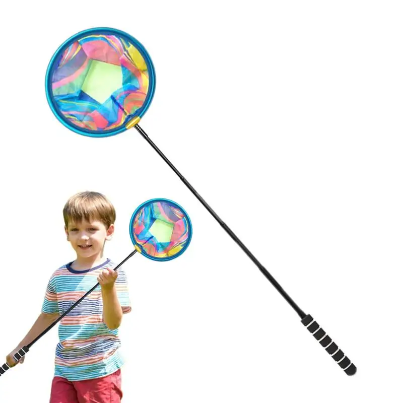 Kids Fishing Net Telescopic Landing Net Funny Beach Net Crab Net Nature Exploration Toys Beach Toy Outdoor Tool for Boys Girls