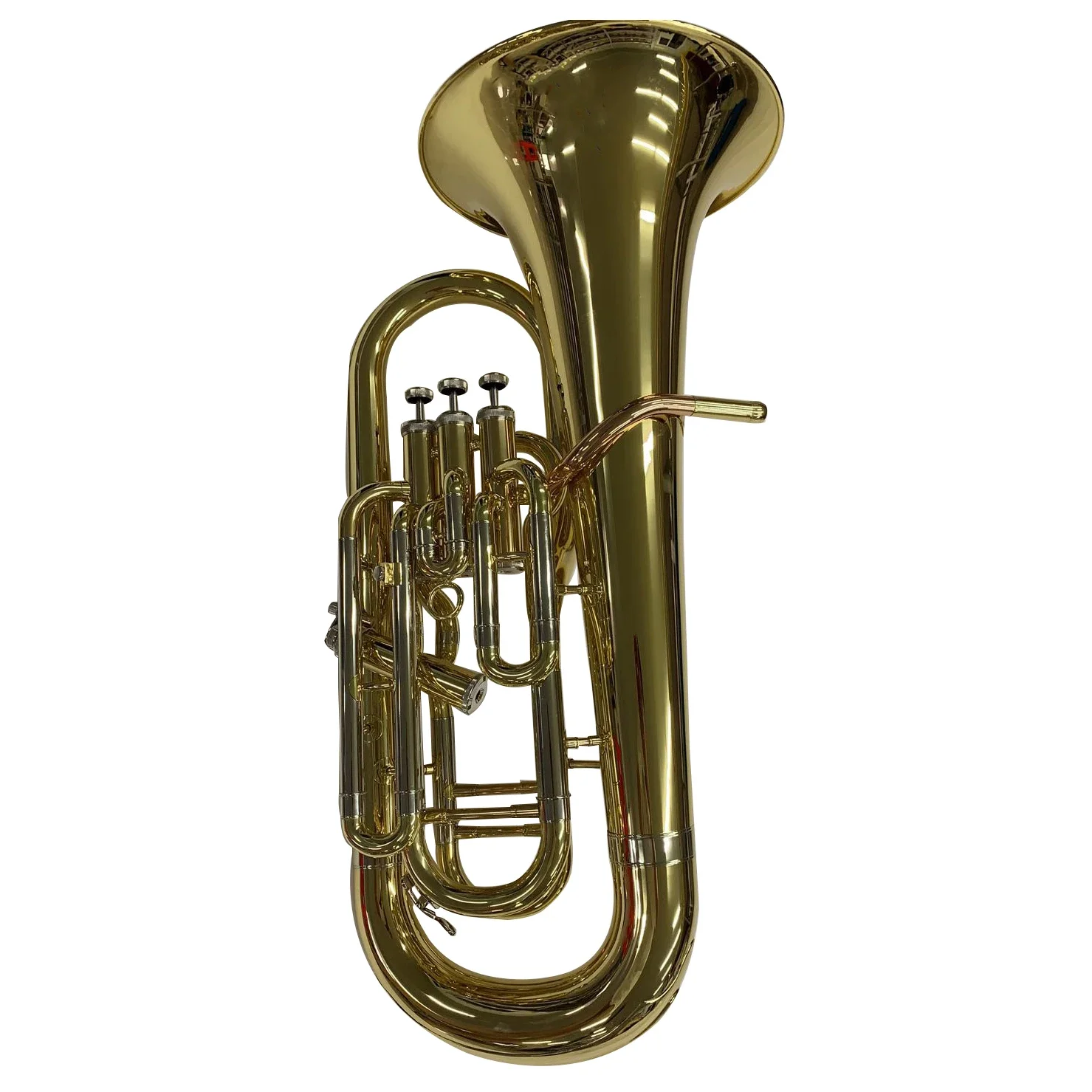 Brass Instruments Professional Quality Gold Lacquer 3+1 Euphonium From China