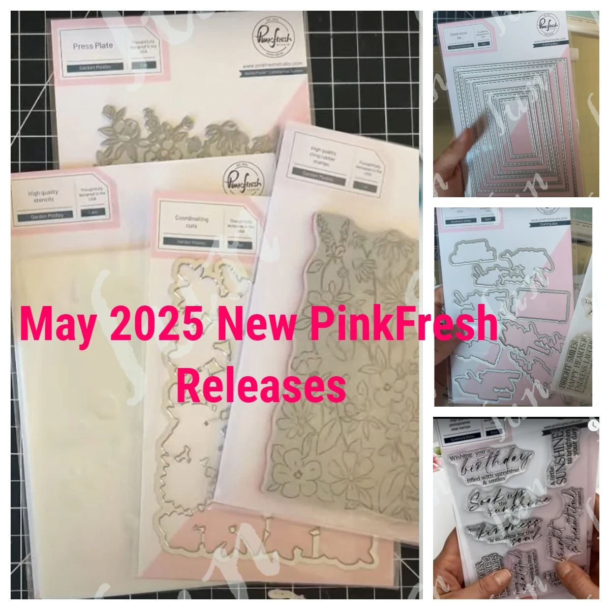 

Sunshine & Smiles Full Release Bundle Hot Foil Cutting Dies Layering Stencils DIY Scrapbooking Garden Medley Stamp Press Plate