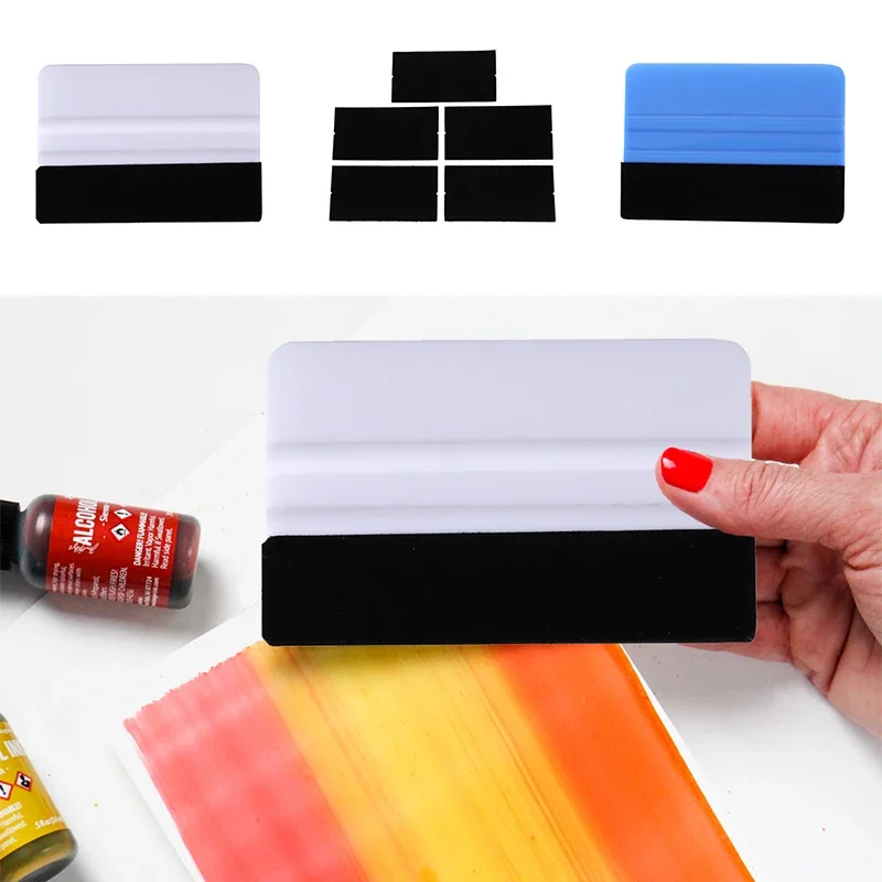 

Блендер и скребок шириной 10*7 см, самоклеящиеся войлочные подушечки для смешивания радужных красочных полосок, многоцелевой, 2025 ГОРЯЧИЙ