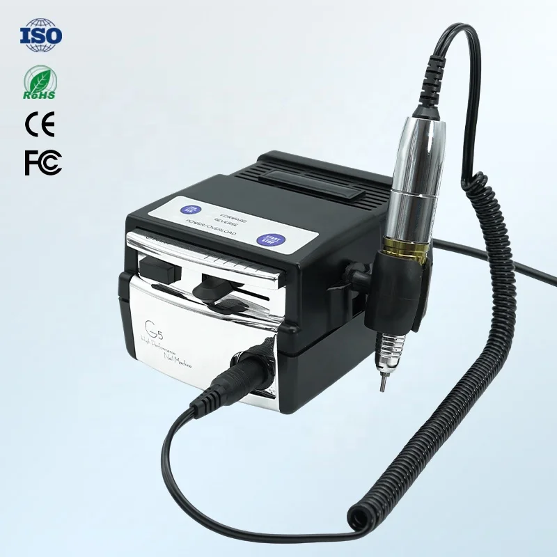 Electric Brushed Manicure Pedicure Polishing Machine 28000RPM Professional Nail File Remover Acrylic Gel Nails