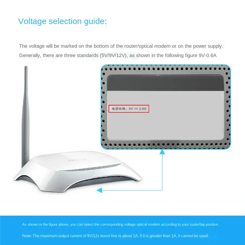 

USB DC 5V to 9V 12V Power Cable for Route Charge WIFI Adapter