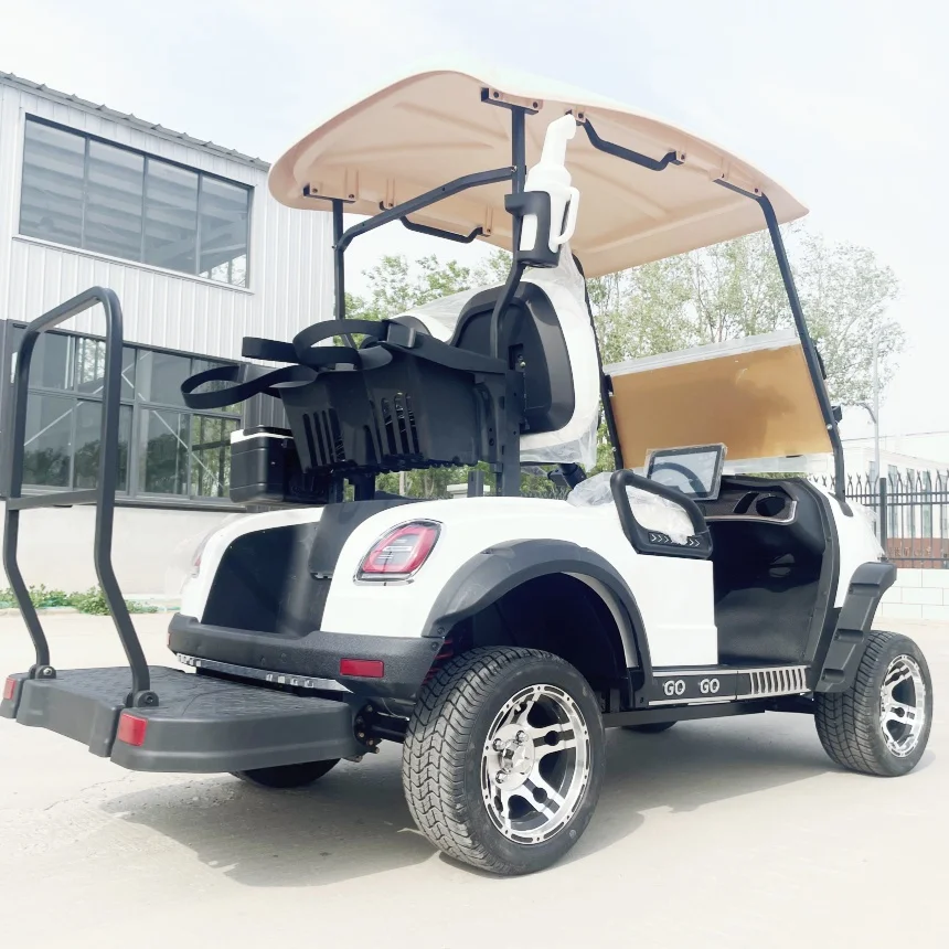 

Manufacturer Customizable 4 Person 60V 72V Electric Golf Cart Off Road Golf Buggy Electric Club Car Golf Bag Straps And Basket