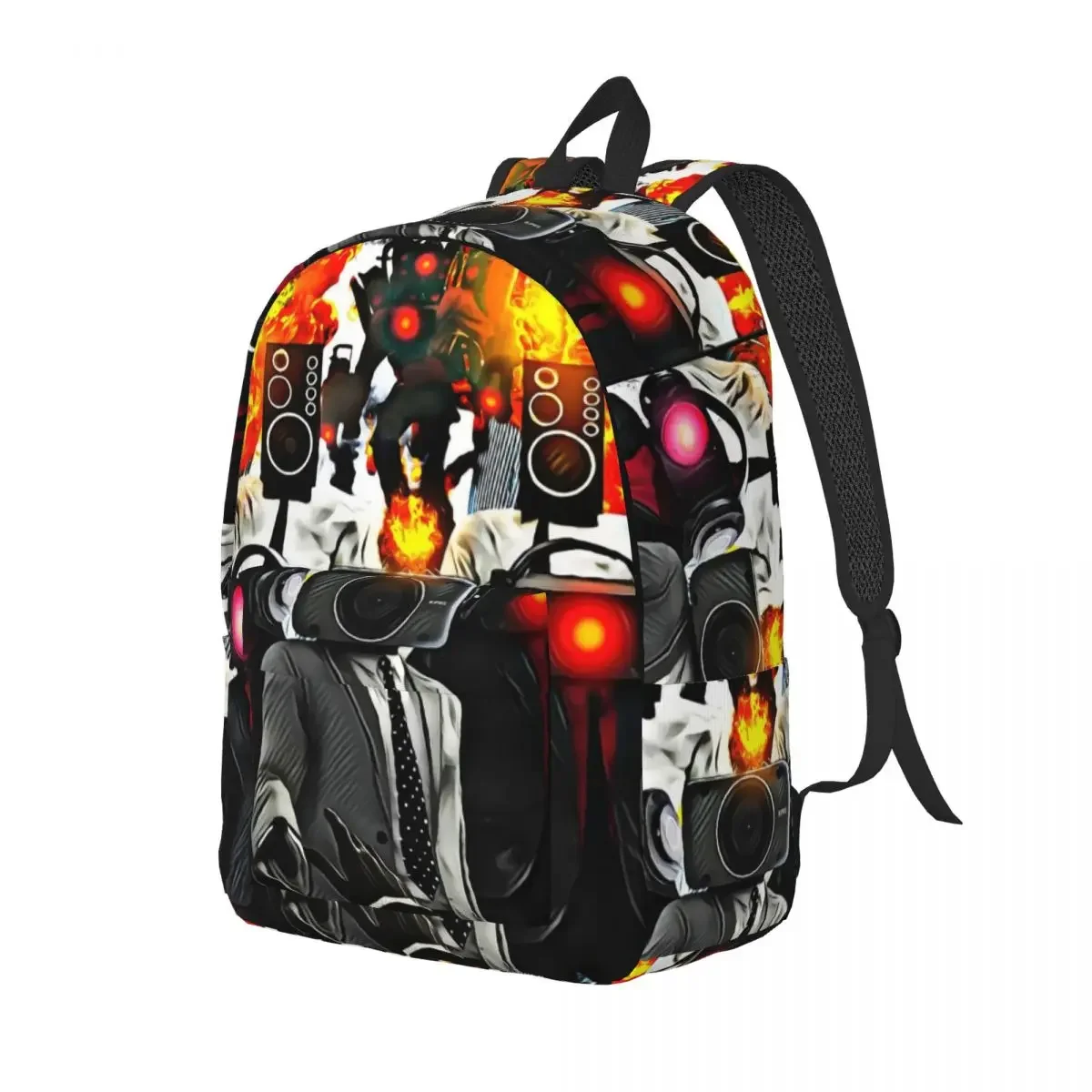 Skibidi Toilet Anime for Teens Student School Bookbag Titan Speakerman Daypack Elementary High College Lightweight