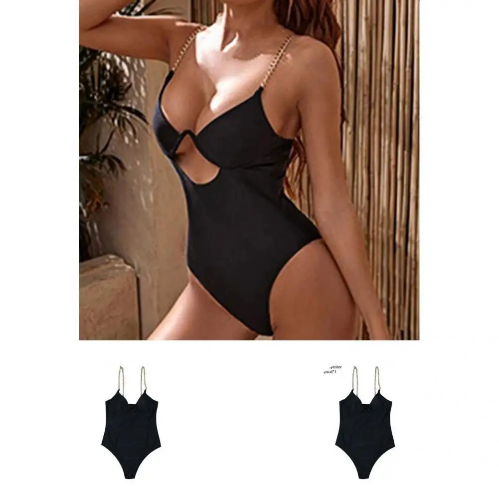 Push-up Slim Fit Lady Underwire Overalls Bathing Suit for Water Activity