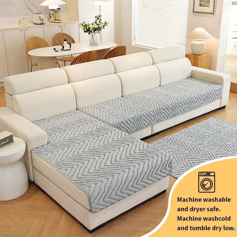 

2PC-Classic anti slip sofa cushion with herringbone combination, suitable for all seasons