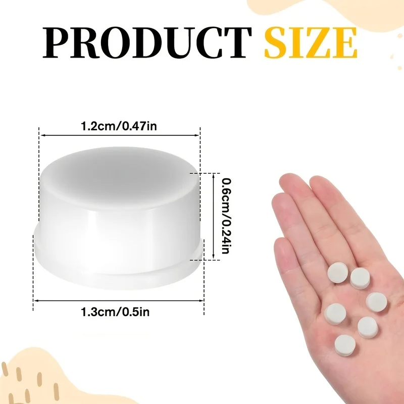 Mini Rotating Bearing Connectors with Adhesive Pads, 360 Degree Plastic Swivel Bases for Cards, Crafts and Jewelry Making