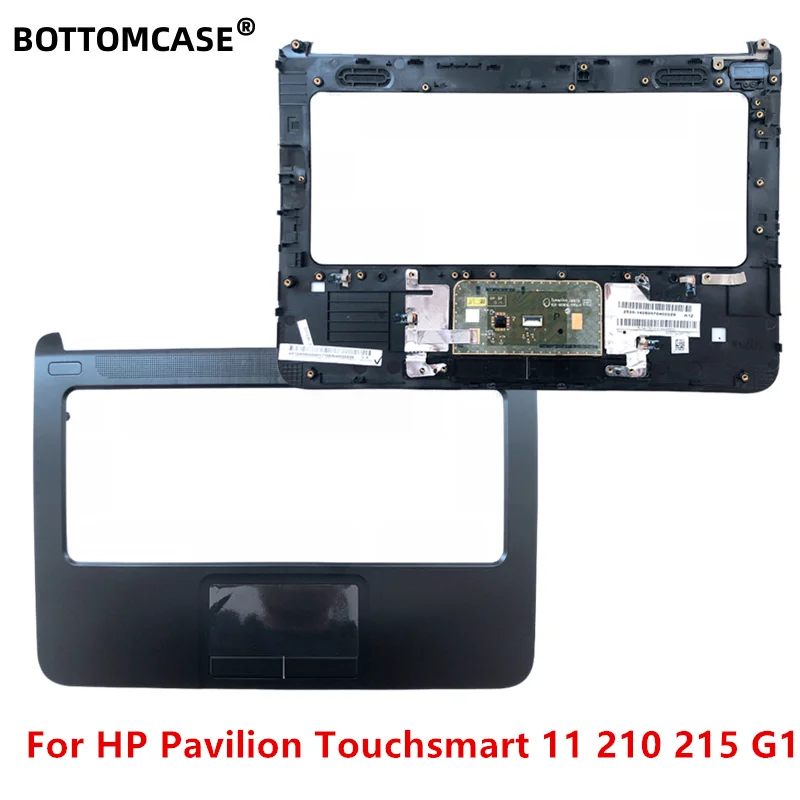 BOTTOMCASE Novo Para HP Pavilion Touchsmart 11 210 215 G1 TOP COVER Palmrest Estojo superior Touchpad 744192-001 AP10W000300 730887-001