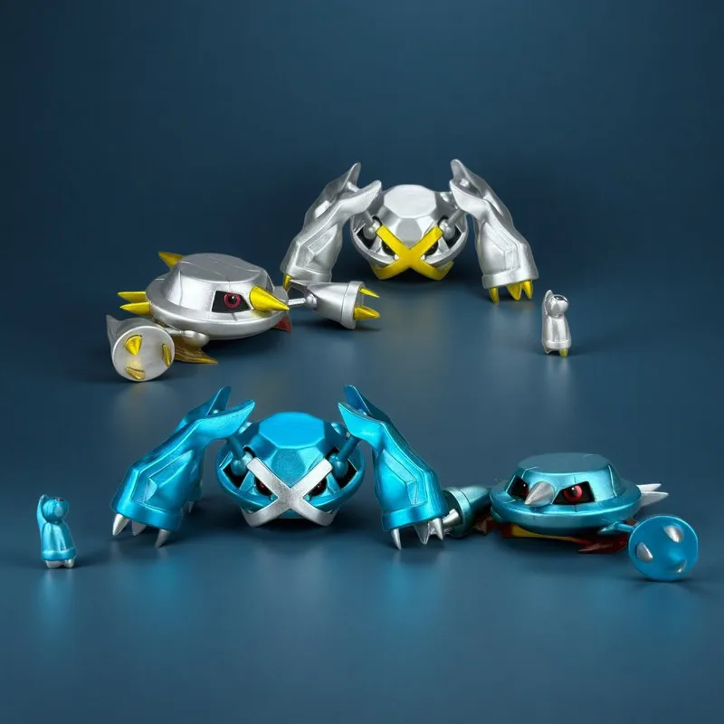 

New Bkm Metagross Metang Gk Figure Collectible Figurine Anime Peripheral Desktop Decoration Trendy Toy For Adult Anime Fans