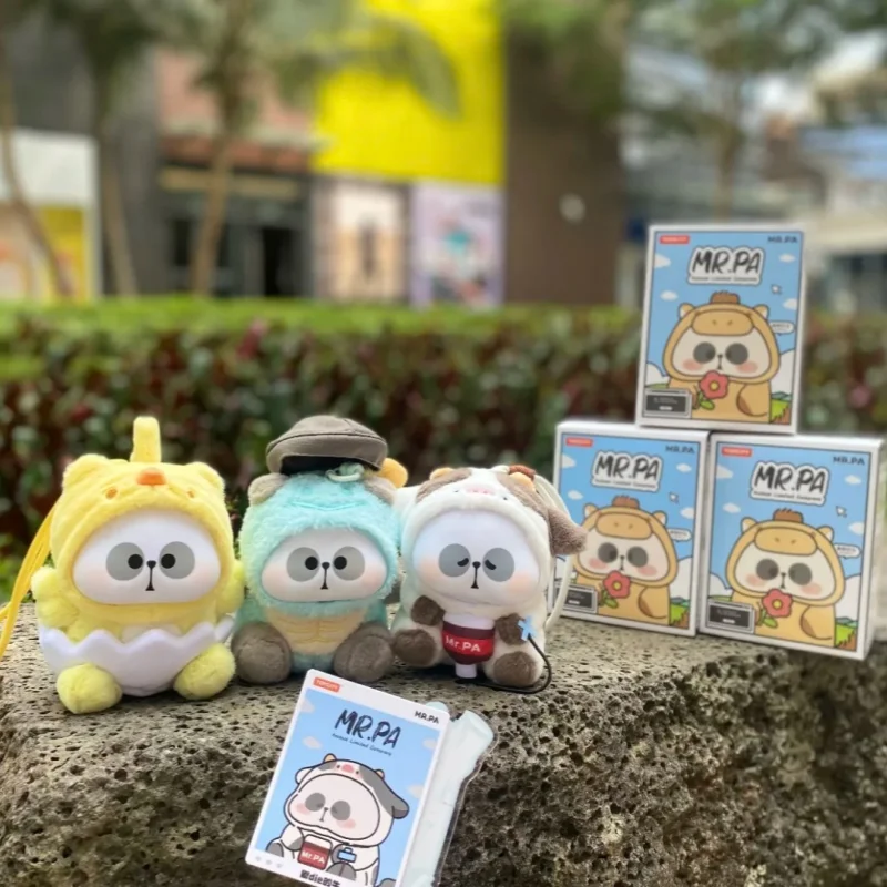 Echte Mr.Pa Animal Company Limited Series Blind Box Niedliche Vinyl Plüsch Anhänger Puppe Panda Figur Mystery Box Spielzeug Kinder Geschenk