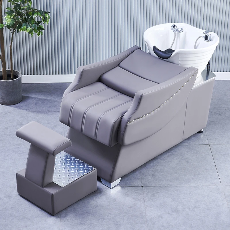 

Beauty Salon Washing Chair Professional Hair Spa Massage Bed Stylist Shampoo Basin Hairdressing Stock Cama Abatible Makeup