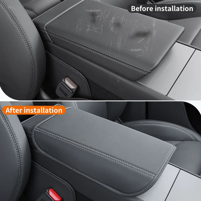 For 6-seater Tesla Model YL center console armrest box cover protective pad, armrest box cover cover protective pad, 1pc