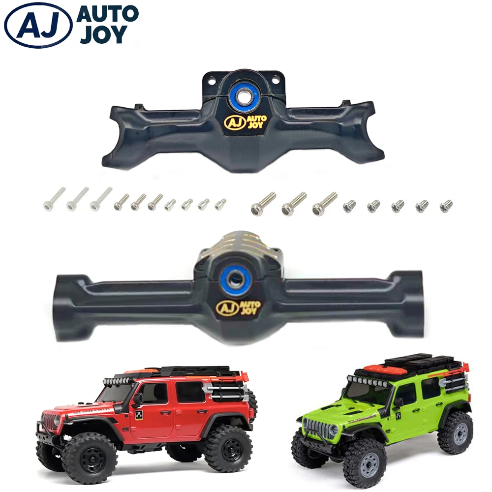 AUTO JOY Brass Front and Rear Axle Set Heavy Duty Upgrade Parts For AXIAL SCX30 RC Crawler Car High Precision Metal Axle Housing
