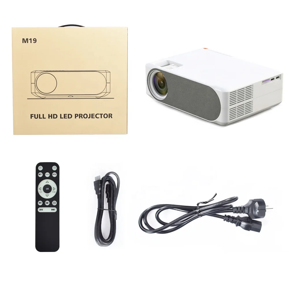 Wholesale 4K Led projector 300inch Home Cinema Theater cinema with HD 6500 Lumens office proyector movie projector