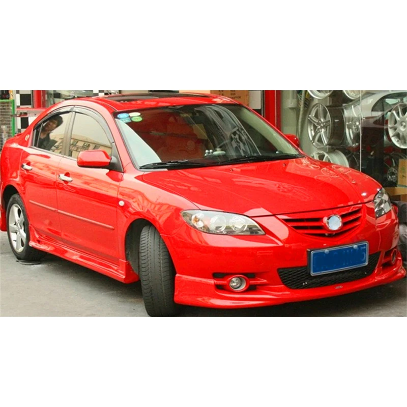 For 2.0 L OLD Mazda 3 ABS Front Bumper Lip Diffuser Anti-Collision Accessories Body Kit M3 Car Separator 2006-2009 Year