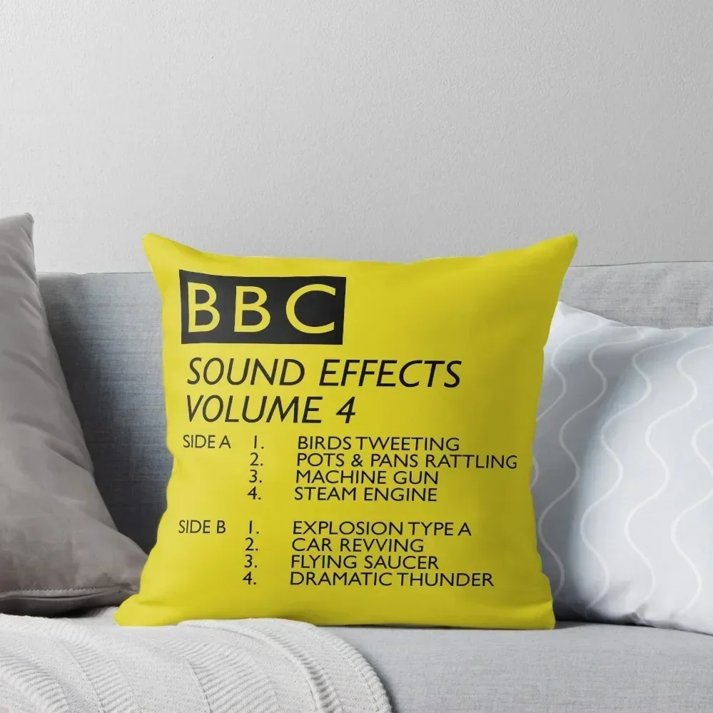 

BBC Sound Effects Volume 4 Throw Pillow Christmas s Covers Cushions For Children Sofa Pillow Cover pillow