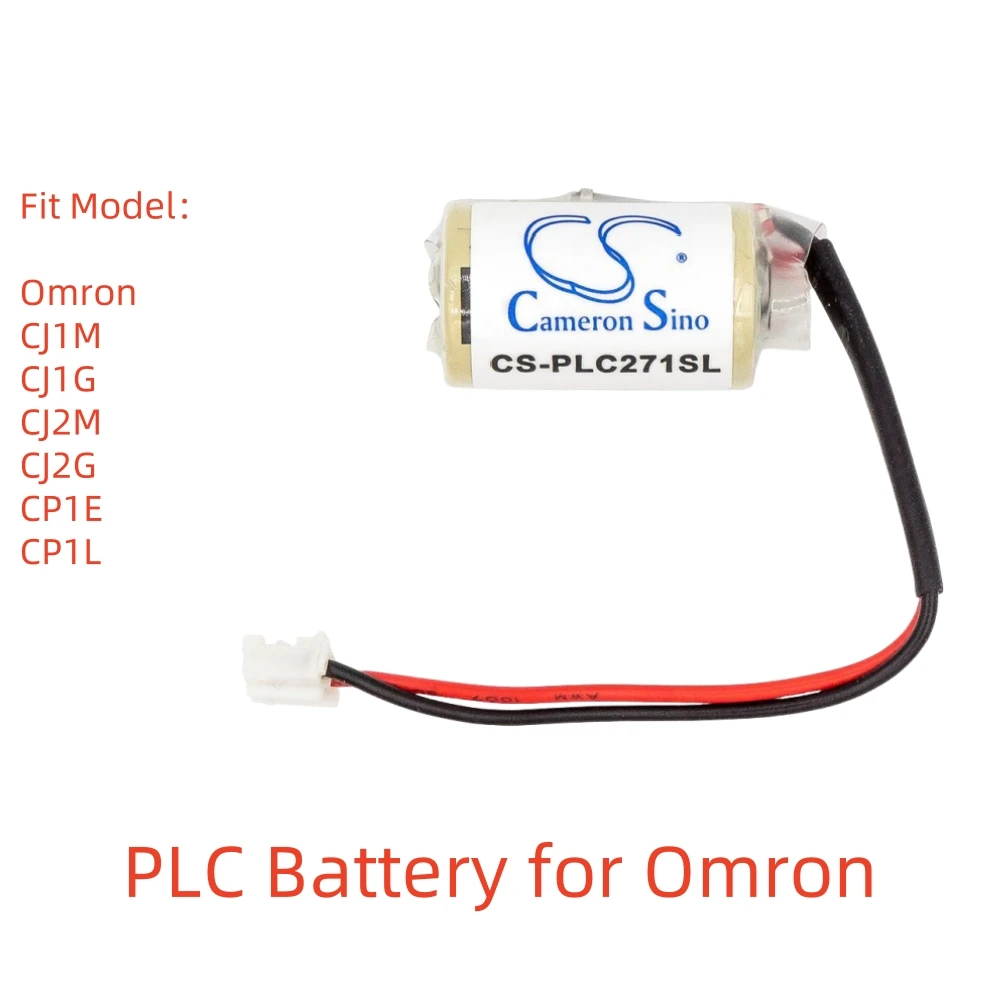 

Li-MnO2 PLC Battery for Omron,3.0V,850mAh,CJ1M CJ1G CJ2M CJ2G CP1E CP1L,CJ1W-BAT01 COMP-311