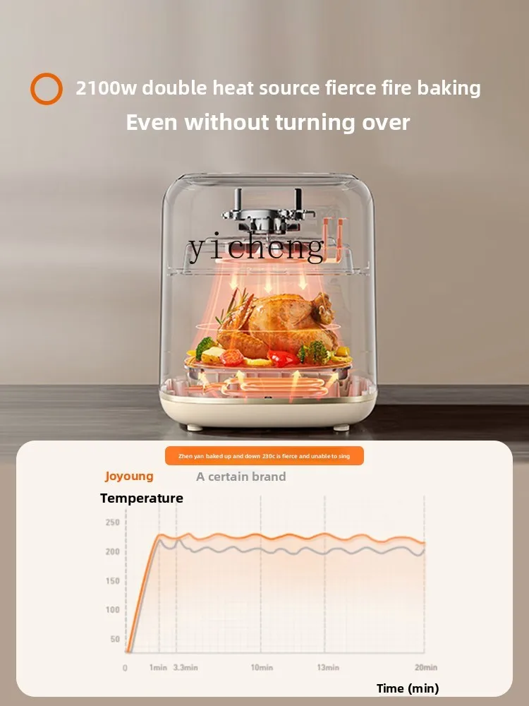 ZK air fryer household new visual skim air electric fryer large capacity multi-function oven cooking machine