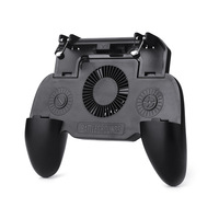 DATA FROG Gaming Grip with Portable Charger Cooling Fan for PUBG Mobile Controller L1R1 Mobile Game Trigger Joystick for Phone