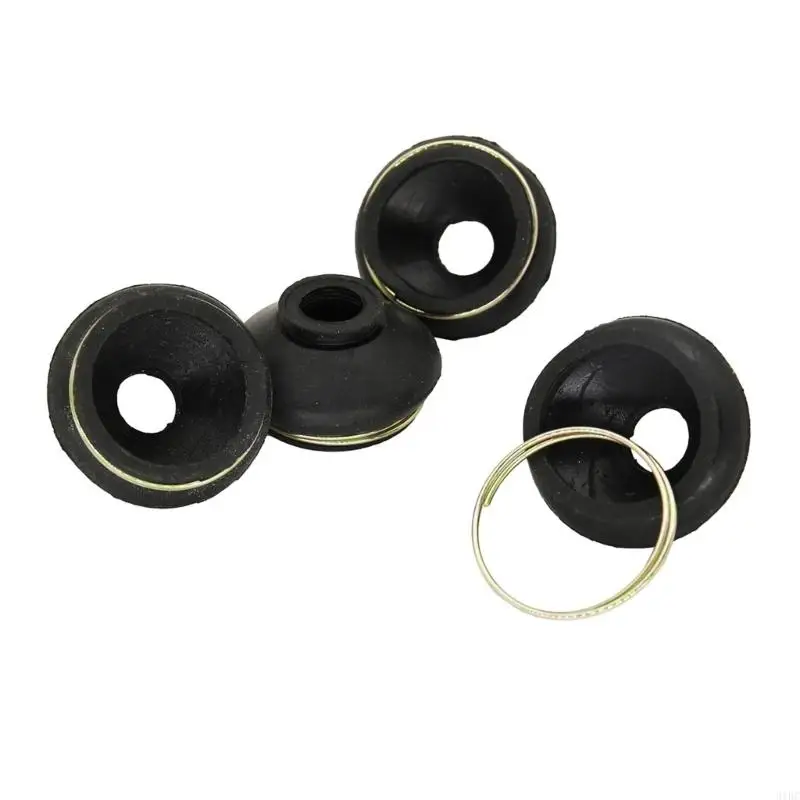 

652F 4pcs Rubber Dust Covers Rubber Dust Covers set Universal Rubber Covers Simple Installation for ATVs