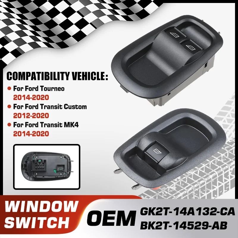 

Car Electrical Power Window Control Switch For Ford Tourneo 2014-2020 Ford Transit Custom 2012-2020 Ford Transit MK4 2014-2020