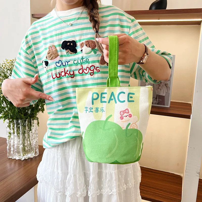 الكرتون قماش دلو حقيبة البدر مأدبة هدية حقيبة من القماش الخروج حقيبة الأم رياض الأطفال حقيبة صغيرة لطيف #3