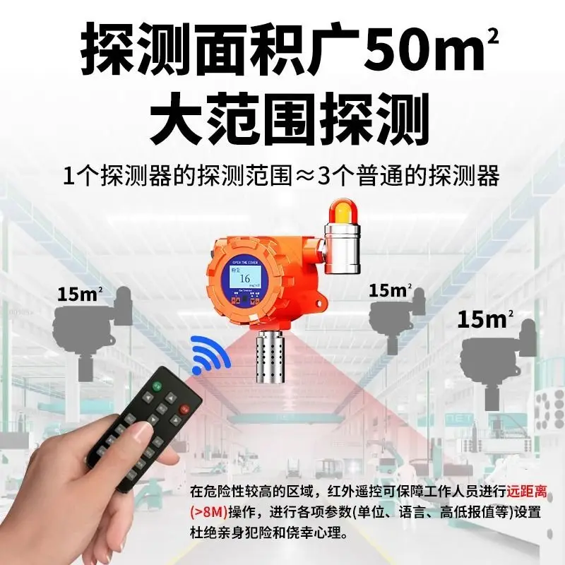 Dust concentration detector Detection alarm Industrial stationary PM2.5 Particulate