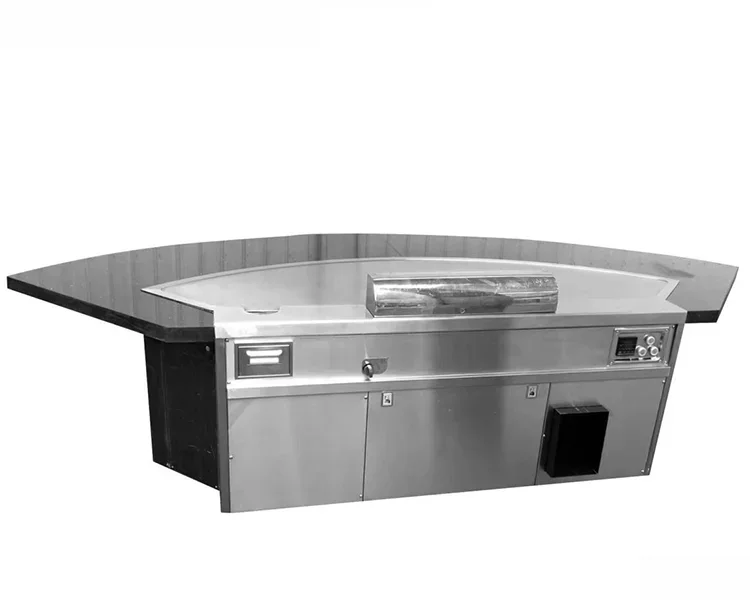 best seller Commercial Stainless Steel Teppanyaki Grill Flat Top Griddle Table For Restaurant Catering Kitchen Equipment