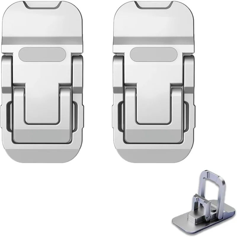 

2 шт. мини-складная подставка для ноутбука, портативная подставка для клавиатуры с 2 регулируемыми углами наклона, самоклеящаяся невидимая подставка для ноутбука