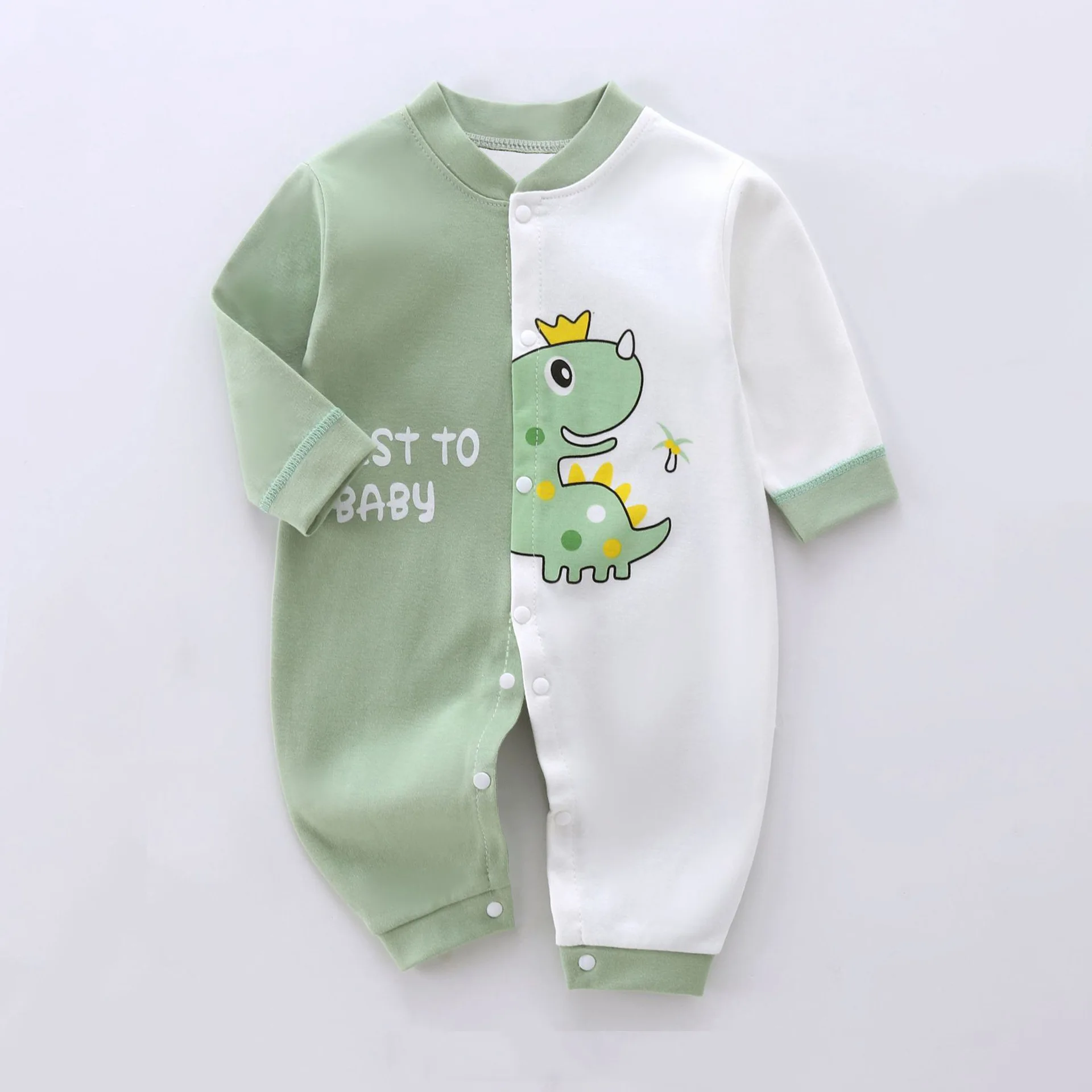 100% Cotton Newborn Jumpsuit Comfortable love mama Baby girls boys Crawling 0-12m Toddler Onesie