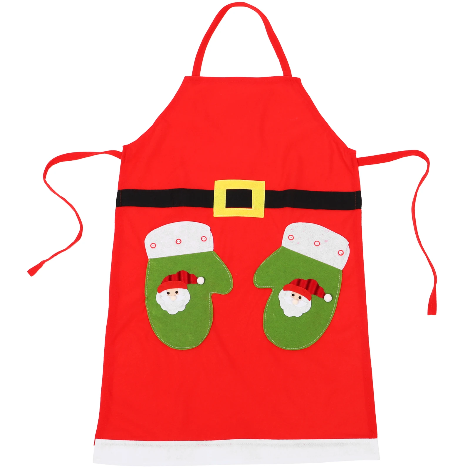 

Christmas Baking Baking Kitchen Long Straps Material Cooking Apron Work Apron Dinner Gourmet Gift Home