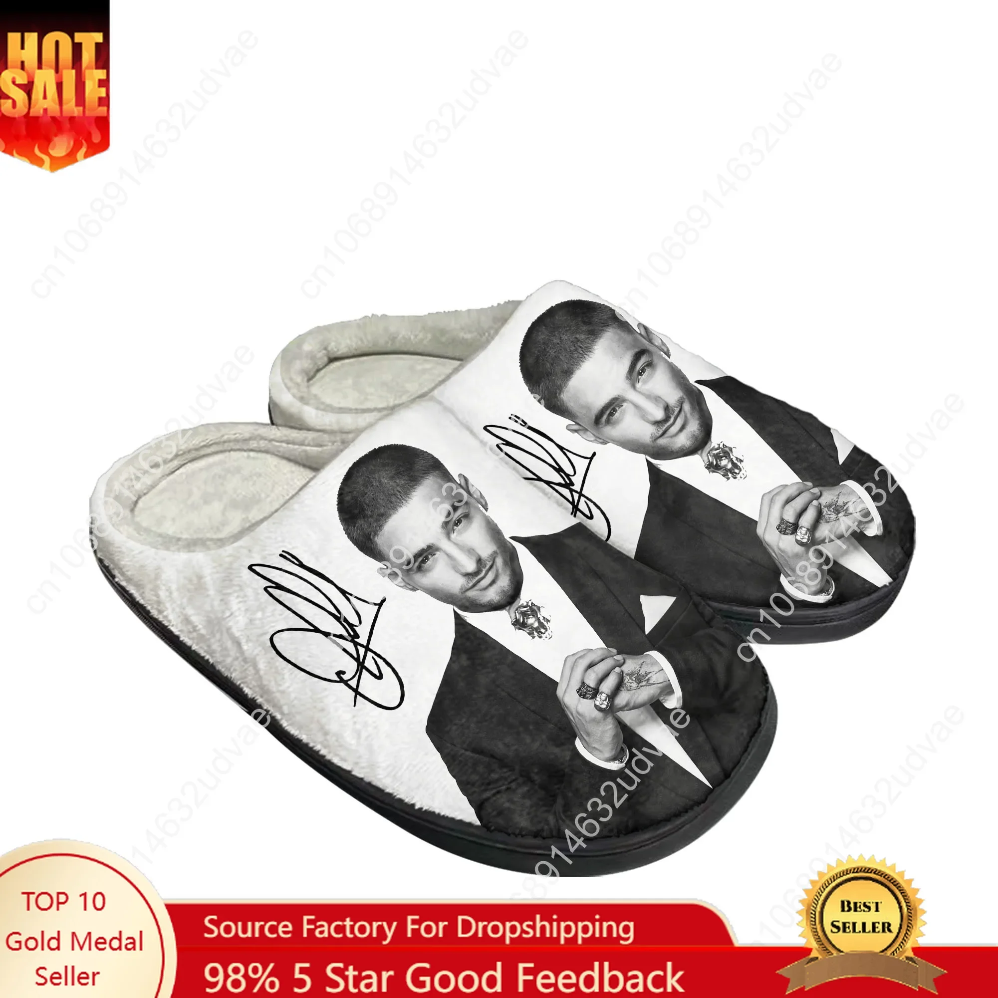 

Maluma Cotton Slippers High Quality Mens Womens Youth Boy Girl Plush Bedroom Keep Warm Shoes Customized Thermal Slipper