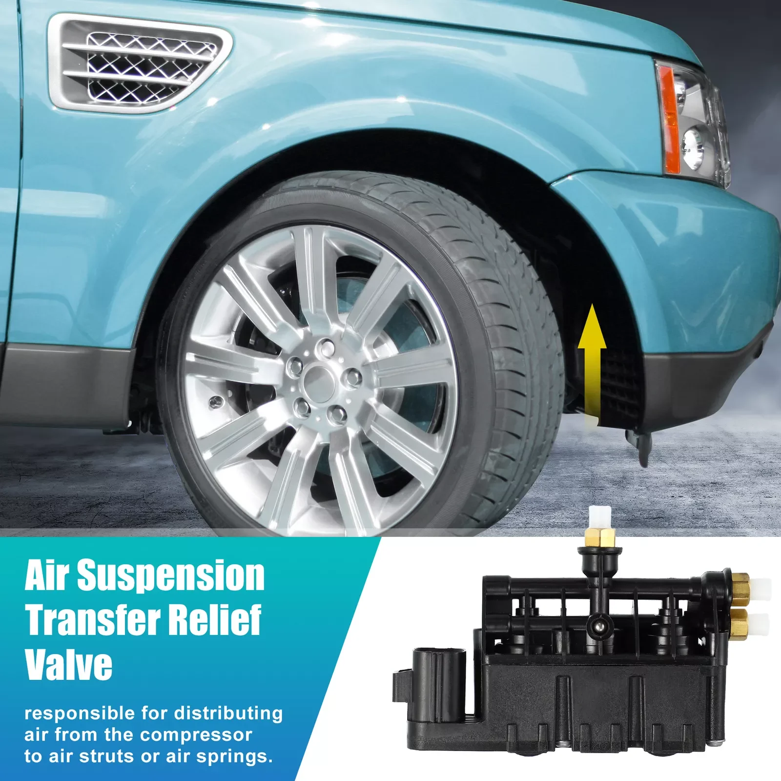 

RVH000095 RVH000055 Applicable to Land Rover Discovery 3 Discovery 4 2010-2015 Air Shock Absorber Distribution Valve