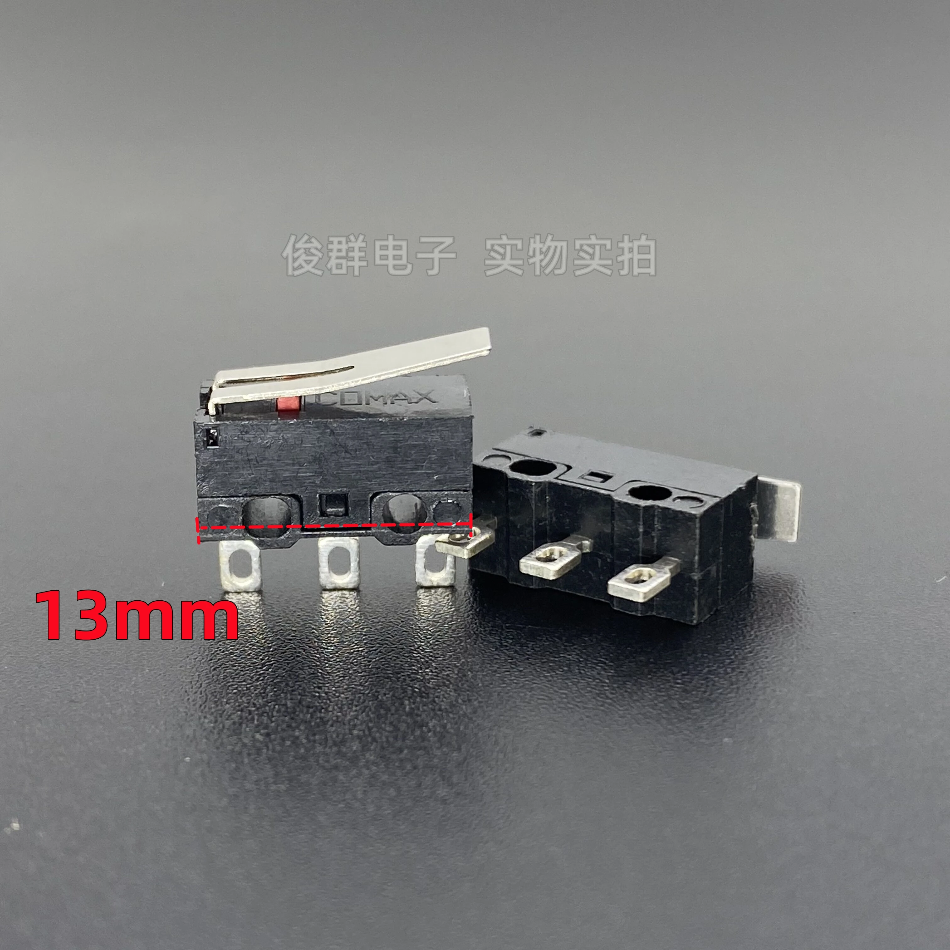 10pcs/ MS-118405-B small micro switch travel limit Razer Logitech mouse button 3 feet
