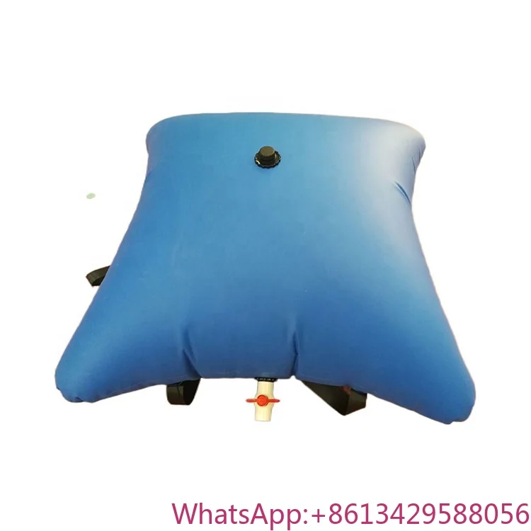 

Customized 10000l Collapsible Potable Water Pillow Type Water Tank Welding Flexible Water Storage Pillow Type Bladder Tanks