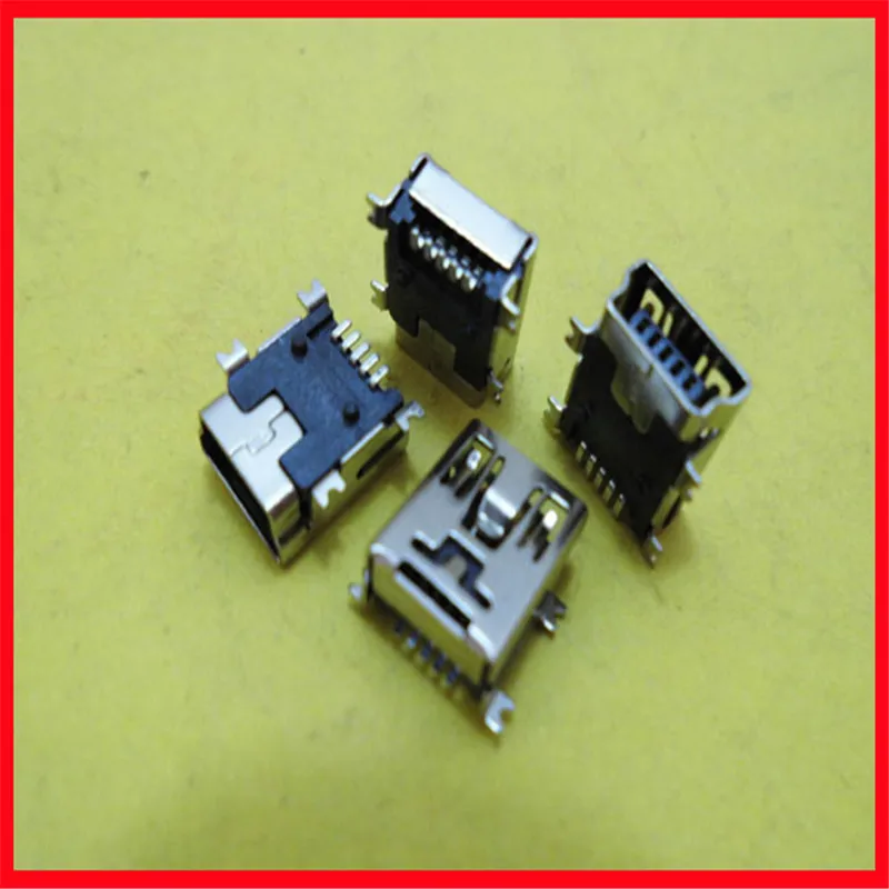 SMD 미니 USB 암 소켓 MINI-5P 소켓 인터페이스 MP3 MP4 액세서리 3 충전 포트 USB 암