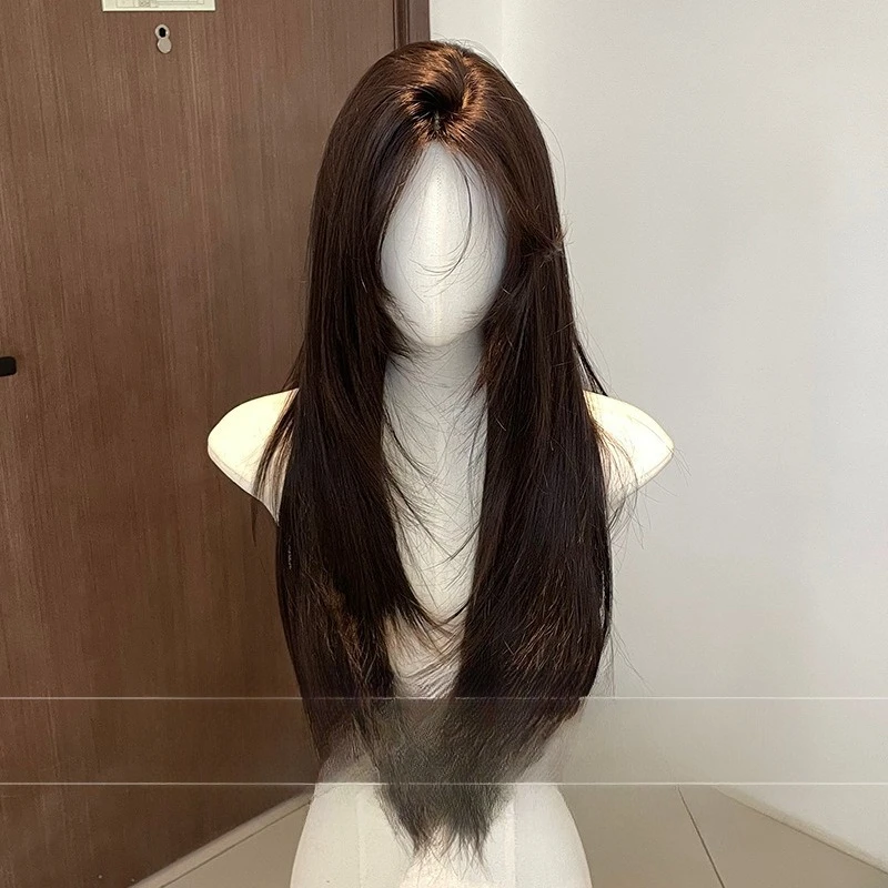 

Wig women's daily egg roll new natural sweet and realistic full head wig