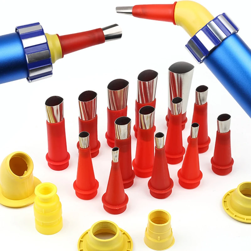 20PCS Rvs Kalefateren Nozzle Applicator Breeuwen Finisher Lijm Tool Keuken Badkamer Wastafel Siliconenkit Afwerking Tool